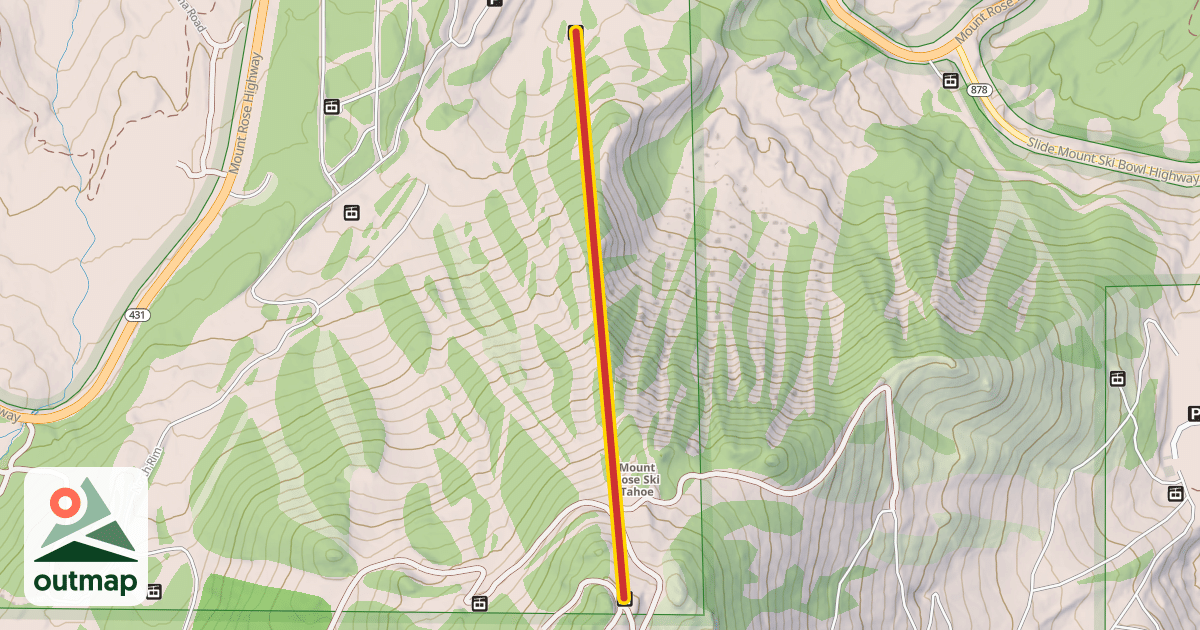 Map of Northwest Express