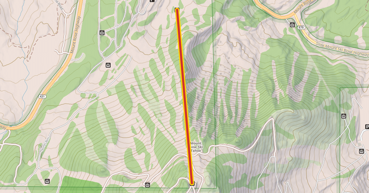 Map preview of Northwest Express