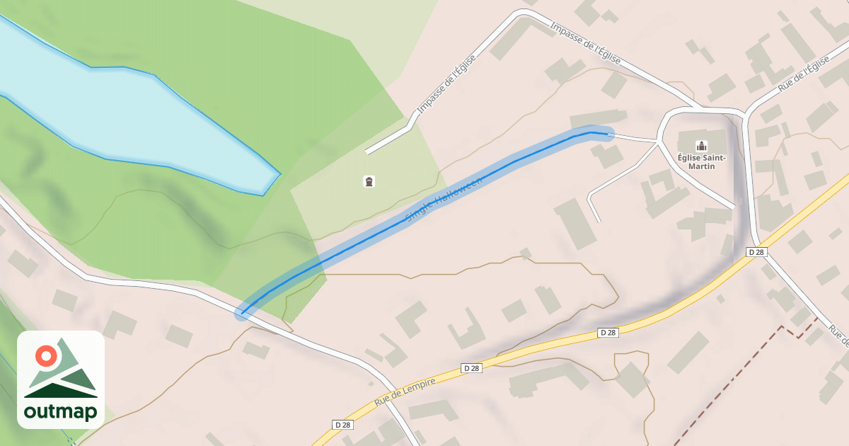 Map of Single Halloween