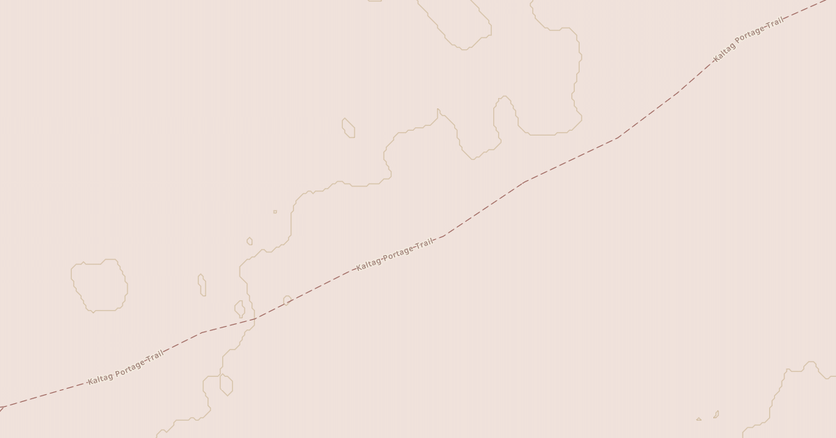 Map preview of Willow to Nome Winter Trail