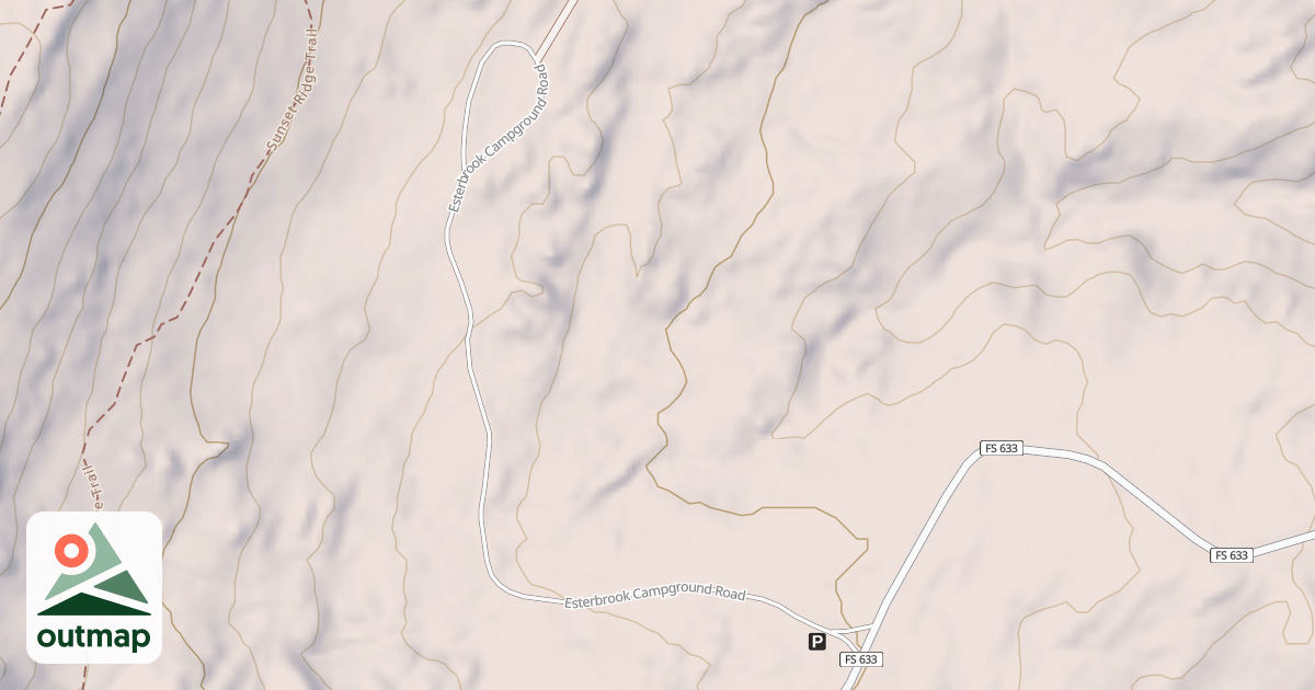 Map of ESTERBROOK CG