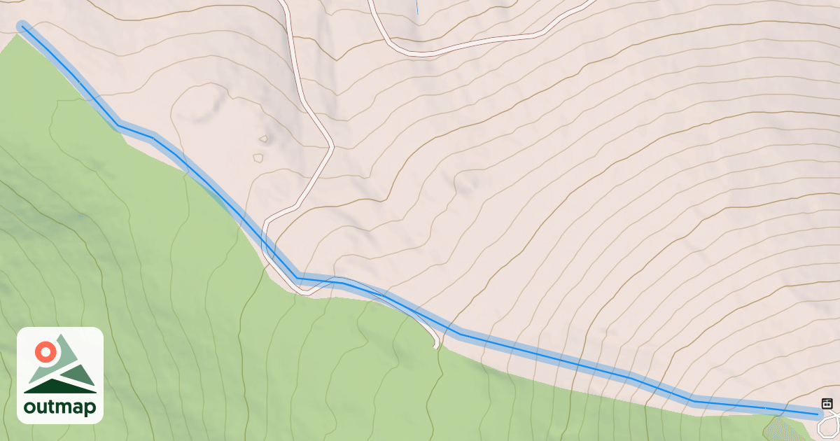 Map of Upper Powderhorn