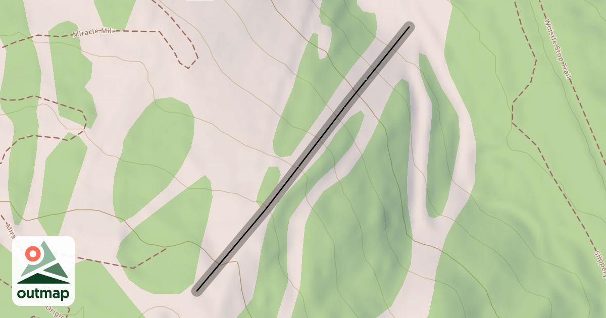 Map of Dare Devil's Plunge