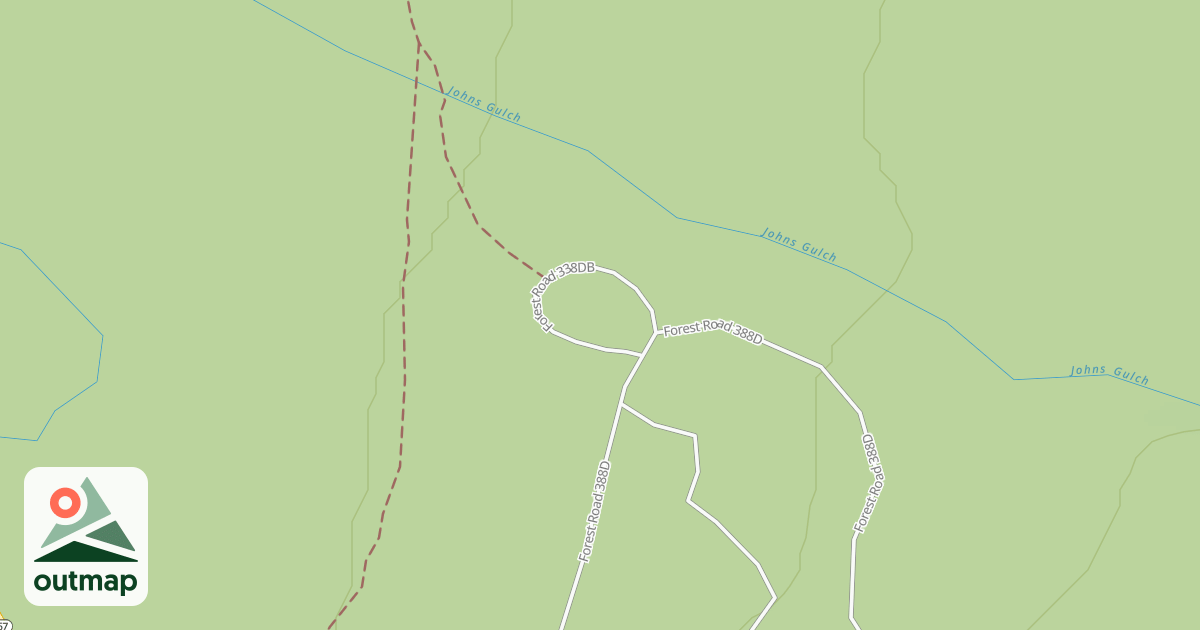 Map of COLORADO CG NORTH SPUR