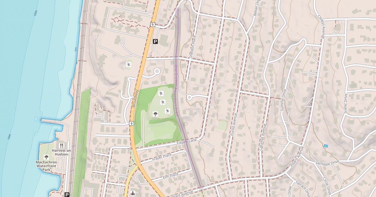 Map preview of Old Croton Aqueduct Trail