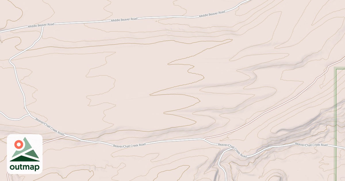 Map of BEAVER/ CHALL CREEK