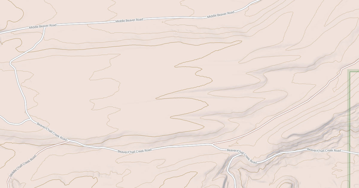 Map preview of BEAVER/ CHALL CREEK