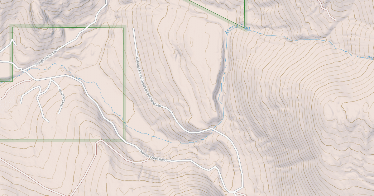 Map preview of USFS Motor Vehicle Use Map Roads {6F418371-C211-4A1E-8023-EF6A28122ED8}