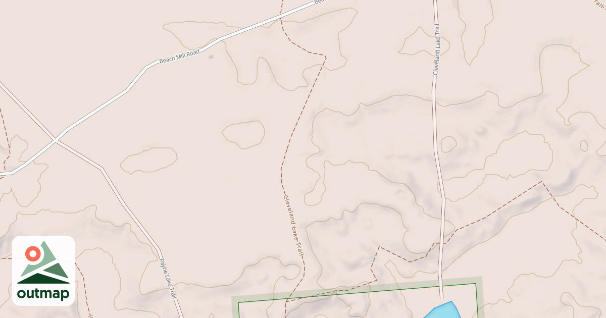 Map of Cleveland Lake Trail