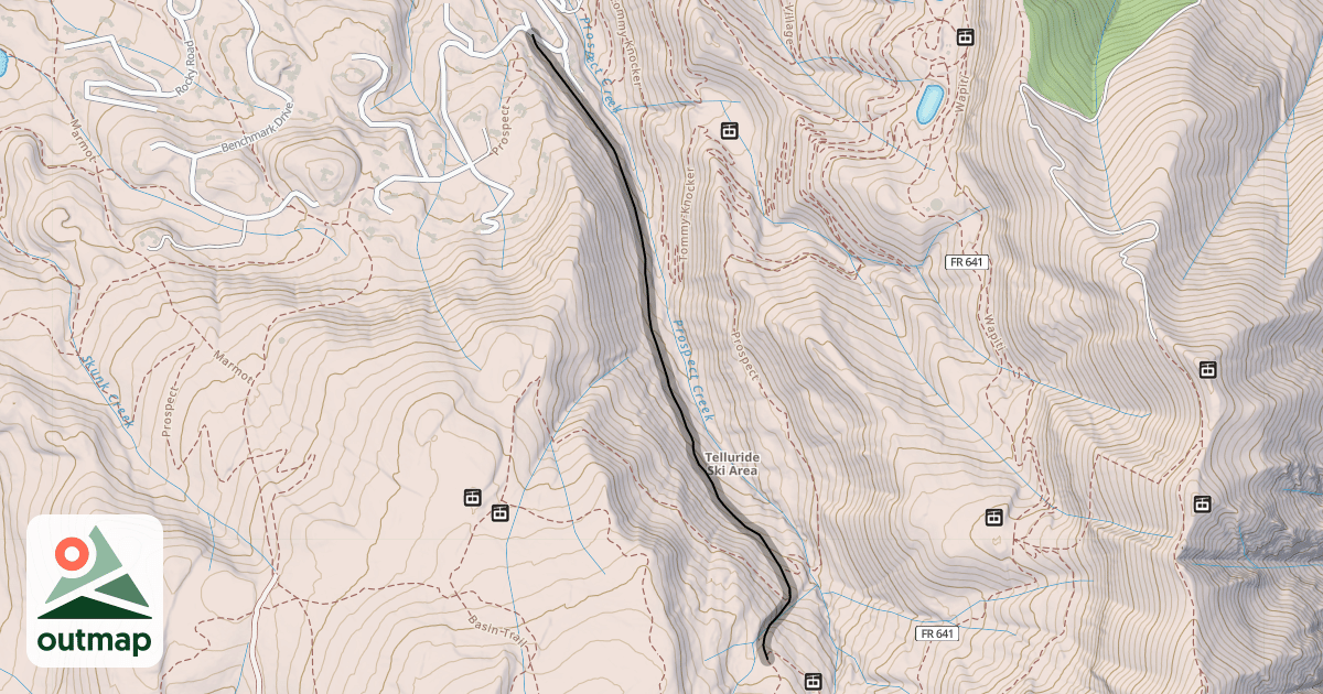 Map of Prospect Creek