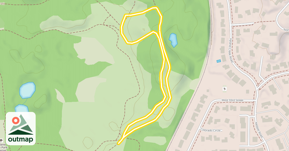 Map of Scenic Foothills