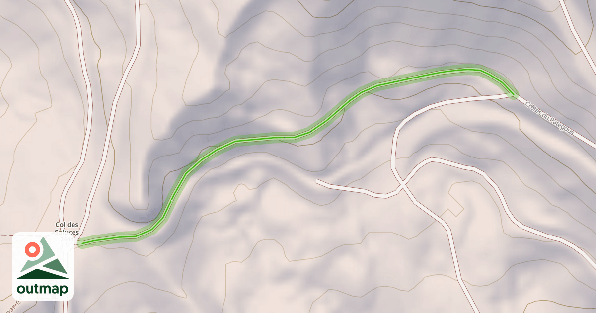 Map of Gentianes