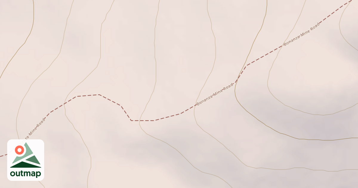 Map of Bonanza Mine Trail