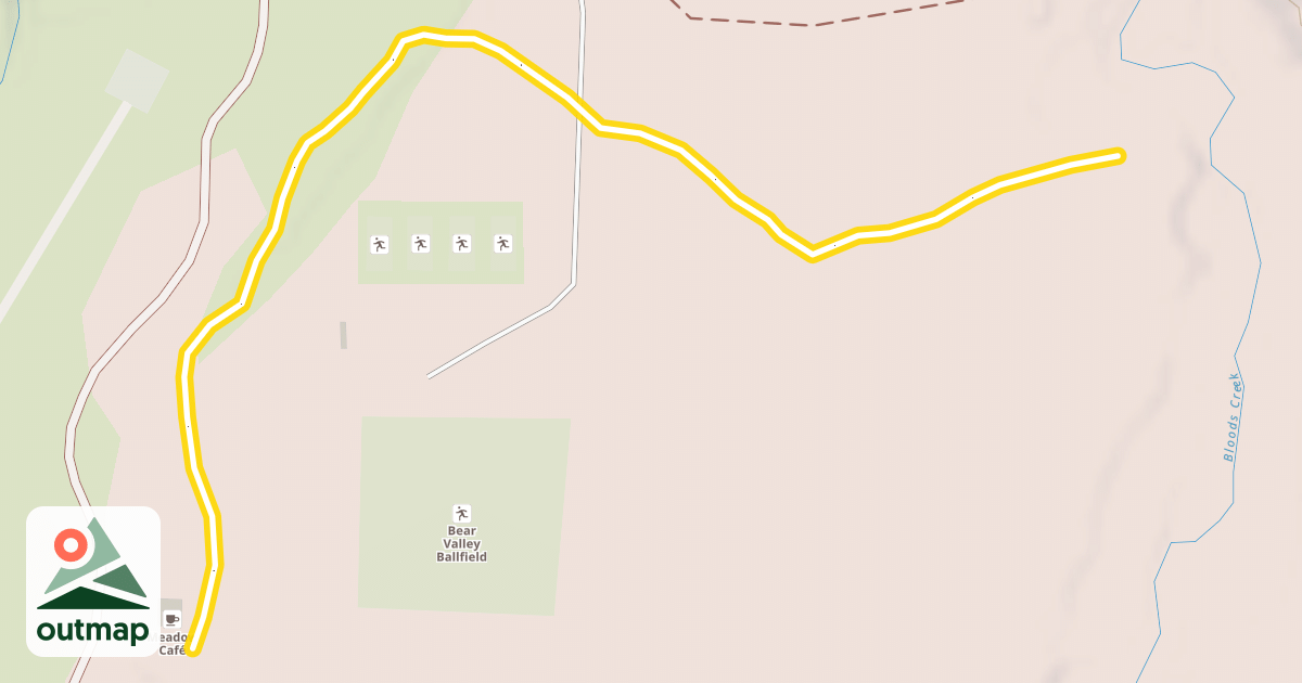 Map of Bloods Creek
