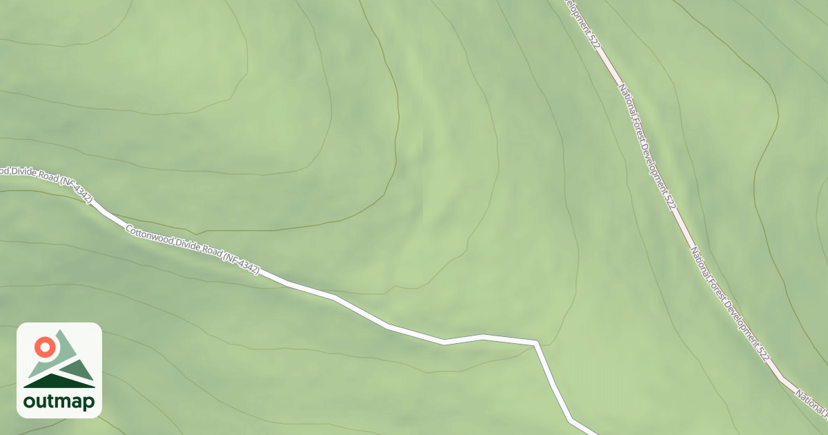 Map of USFS Motor Vehicle Use Map Roads {39795920-573D-44F5-A989-0A9BE03DE12F}