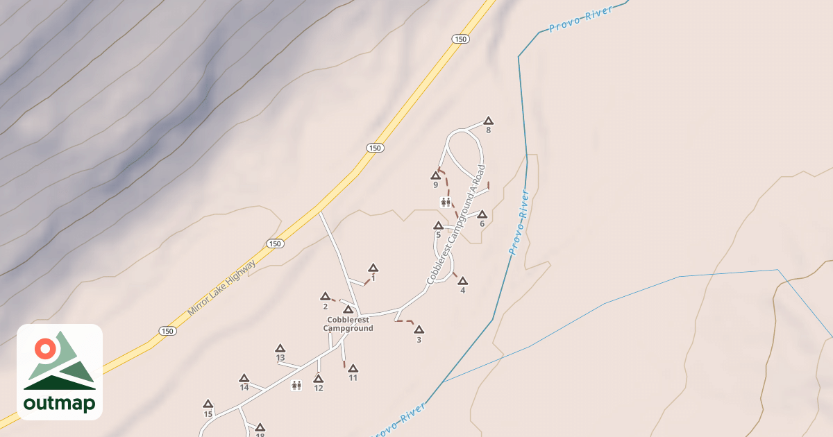 Map of COBBLEREST CG-A