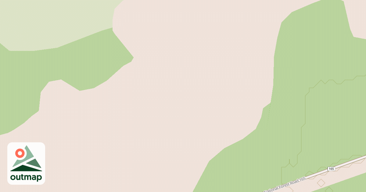 Map of FRANKLIN SPUR