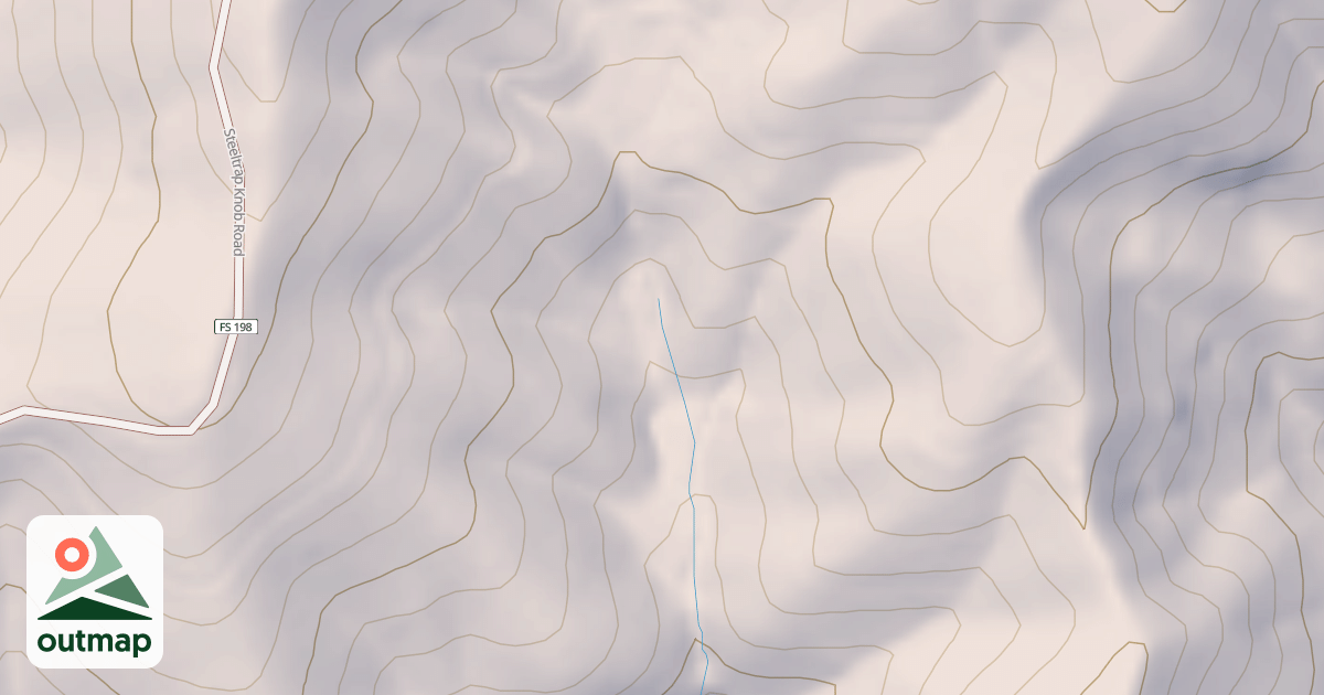 Map of CHESTNUT LEAD
