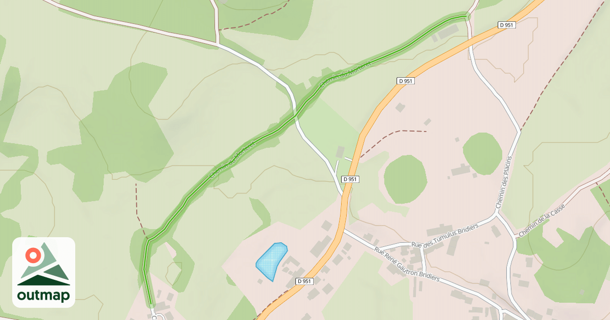 Map of Chemin du Morteret