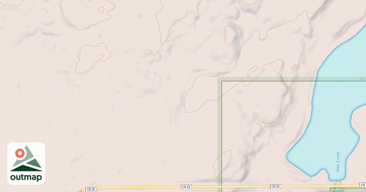 Map of Pine Riders Trail: St. Croix State Forest