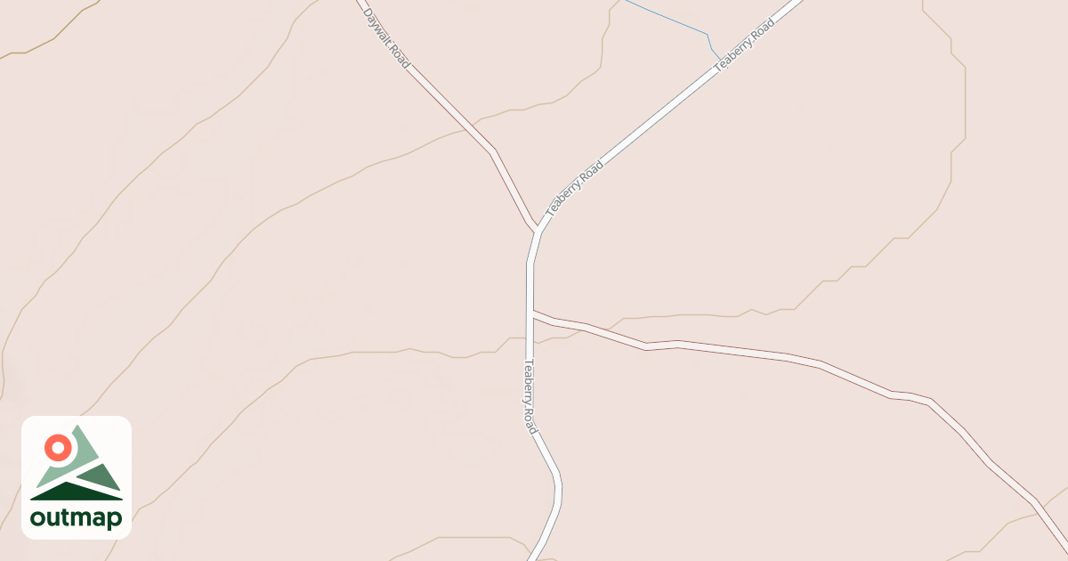 Map of Michaux State Forest – Snowmobile Trail System (Southern)