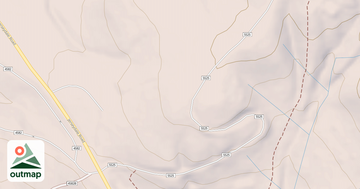 Map of FOOTMAN RIDGE