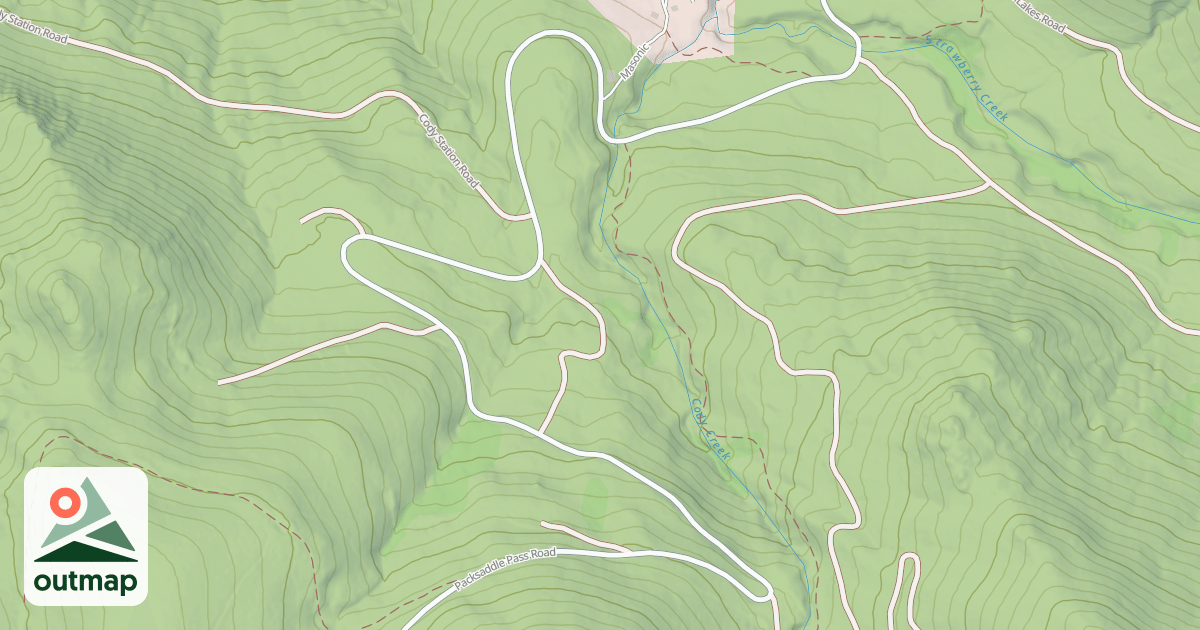Map of Cody Creek Loop