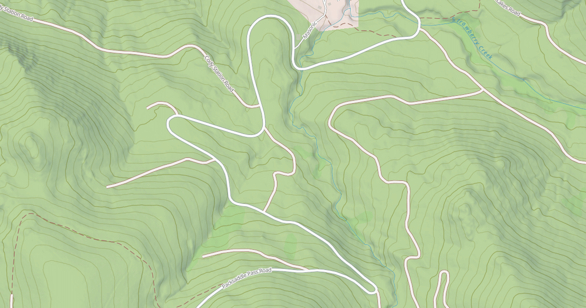 Map preview of Cody Creek Loop