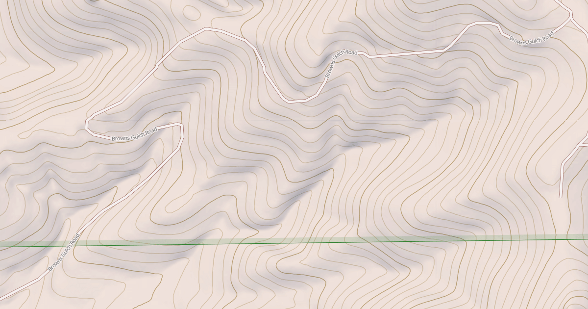 Map preview of BROWN GULCH
