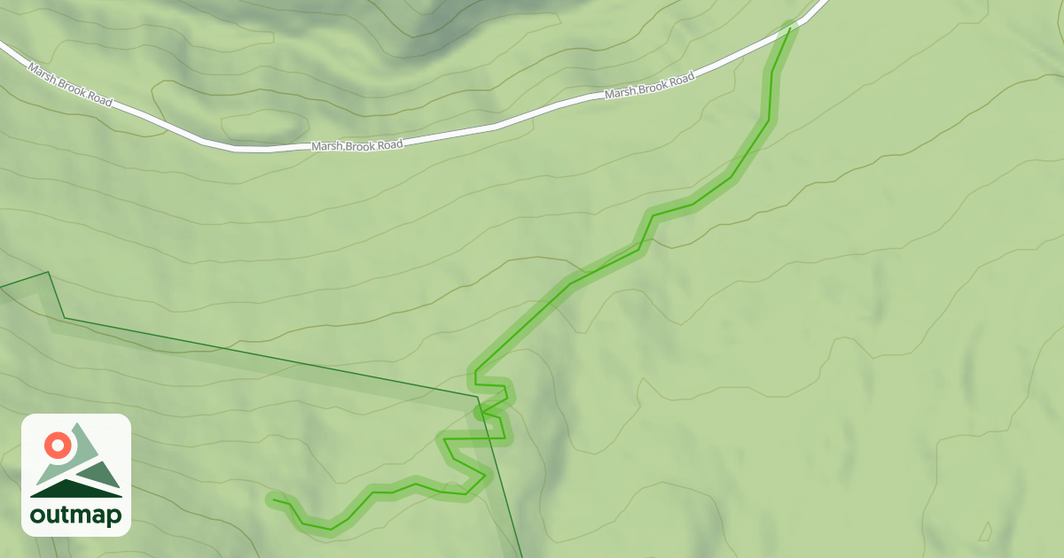 Map of Marsh Brook Connector