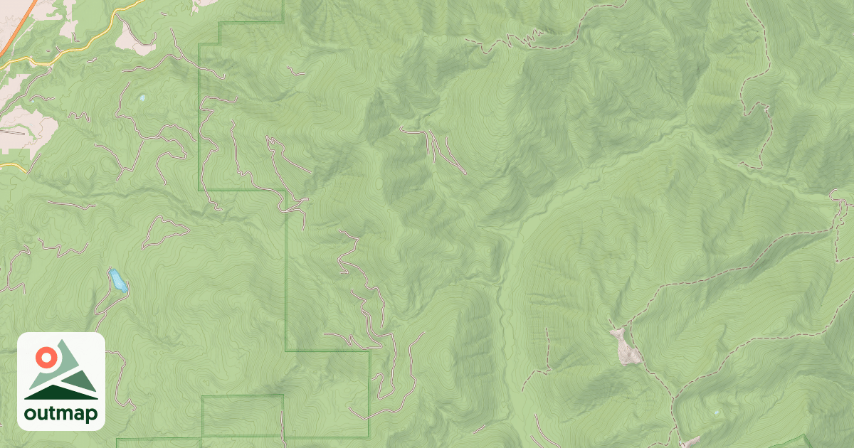 Map of TWENTYMILE LEONIA