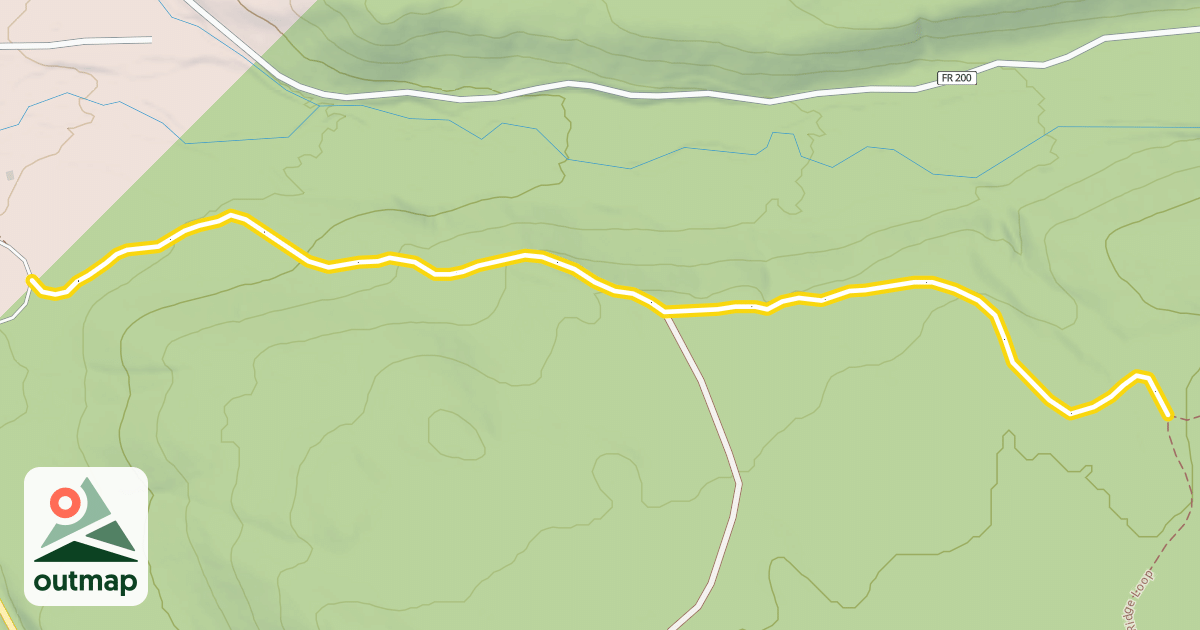 Map of Main Line Trail
