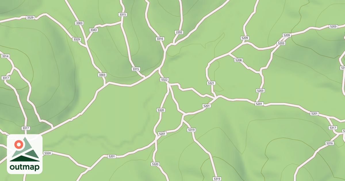 Map of USFS Motor Vehicle Use Map Trails 19484