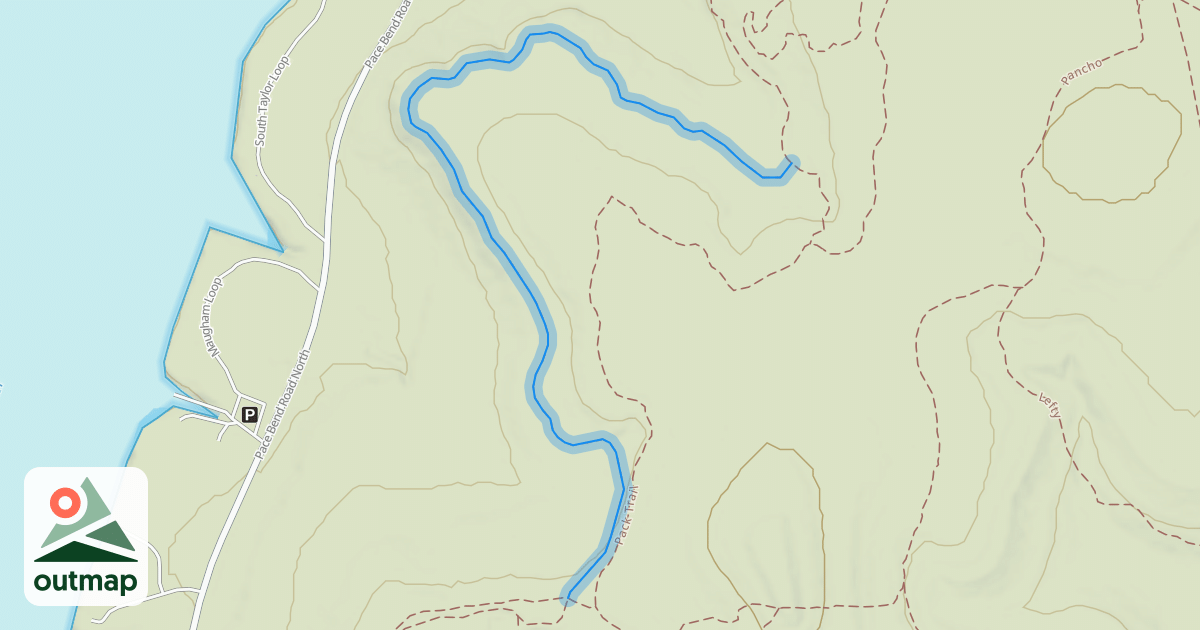 Map of Paleface Pass