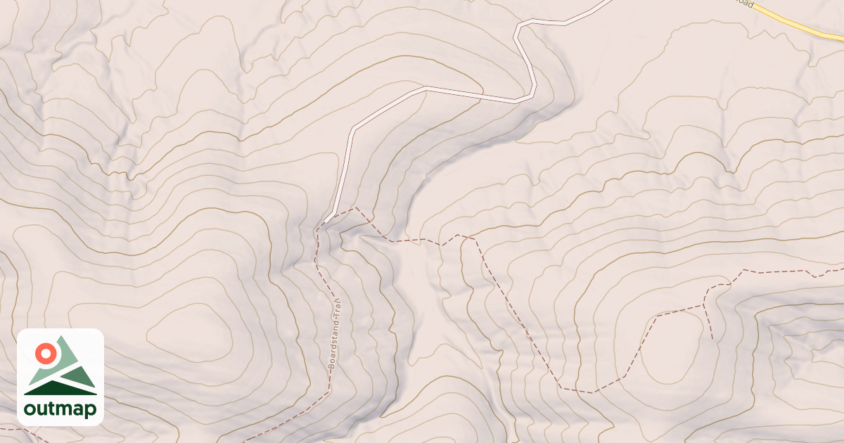 Map of ALLEN BRANCH