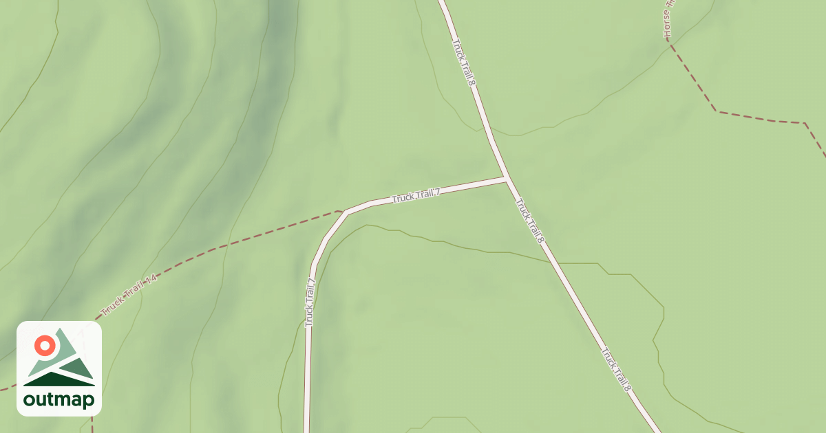 Map of Truck Trail 8
