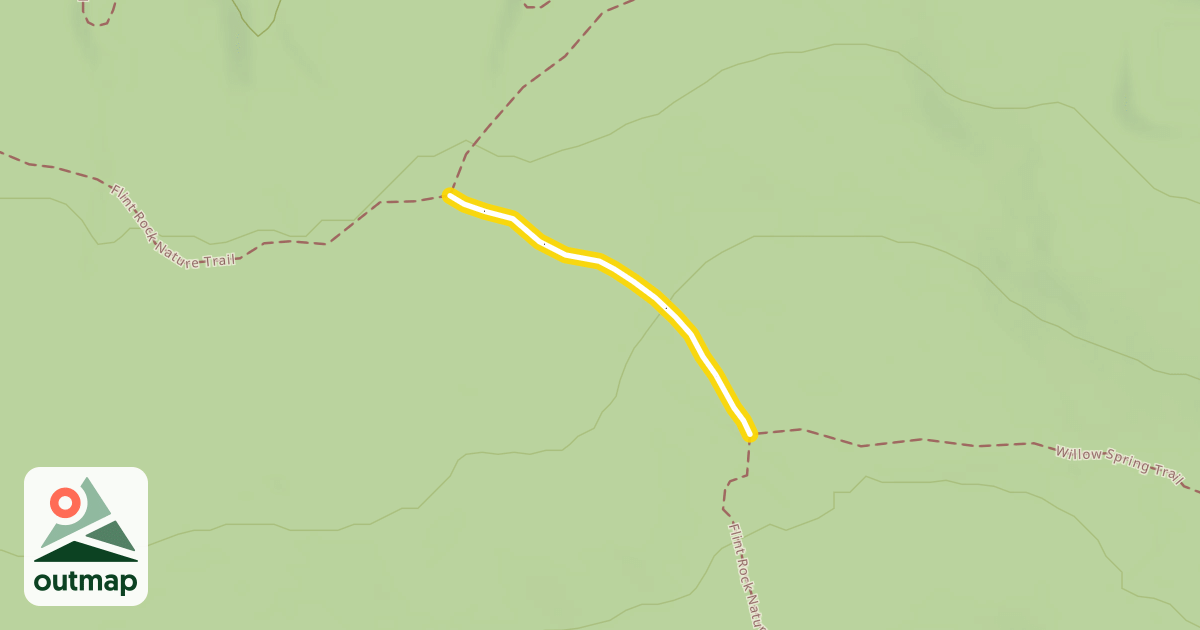 Map of Flint Rock Nature Trail