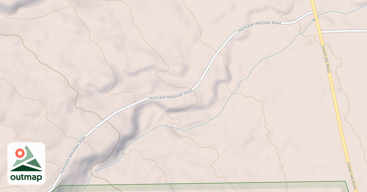 Map of Hurricane Mt Rd
