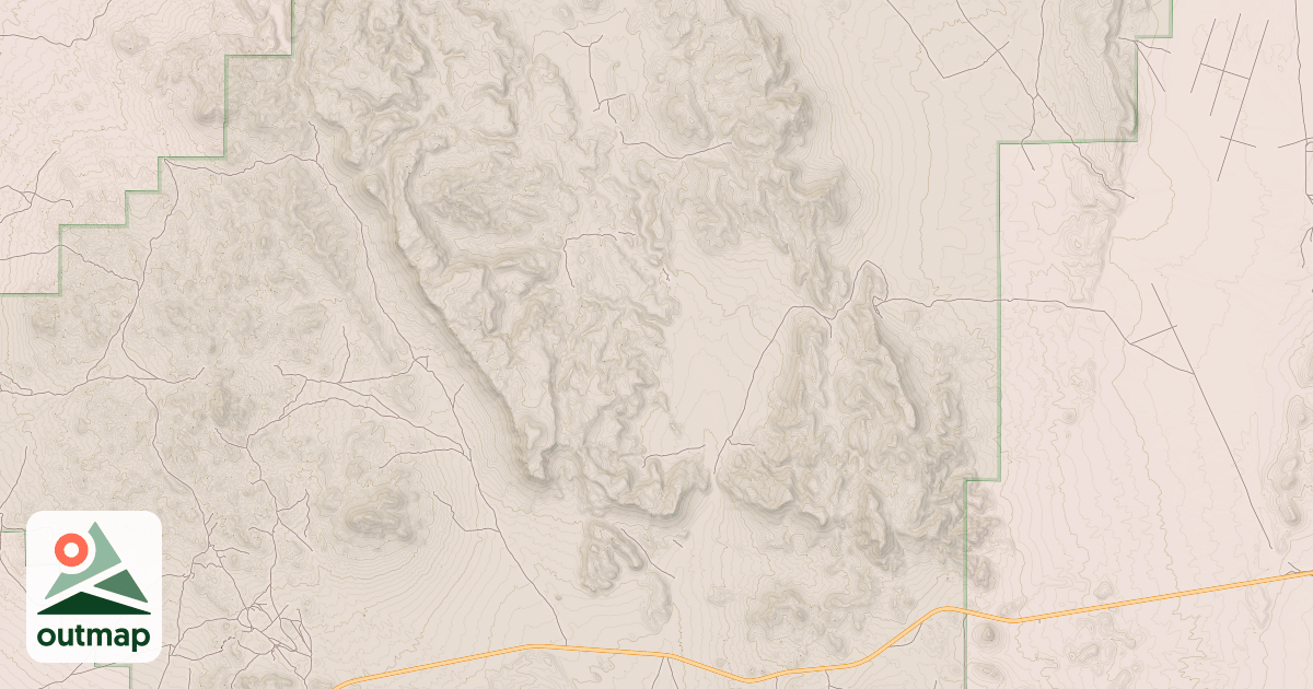Map of SAULSBURY WASH