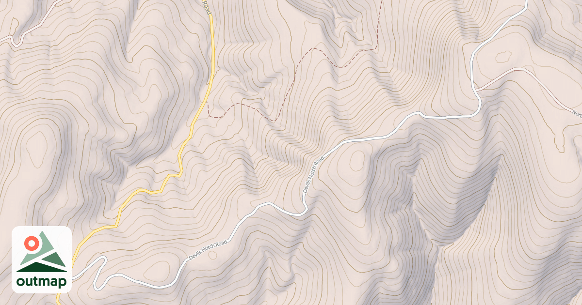 Map of DEVILS NOTCH