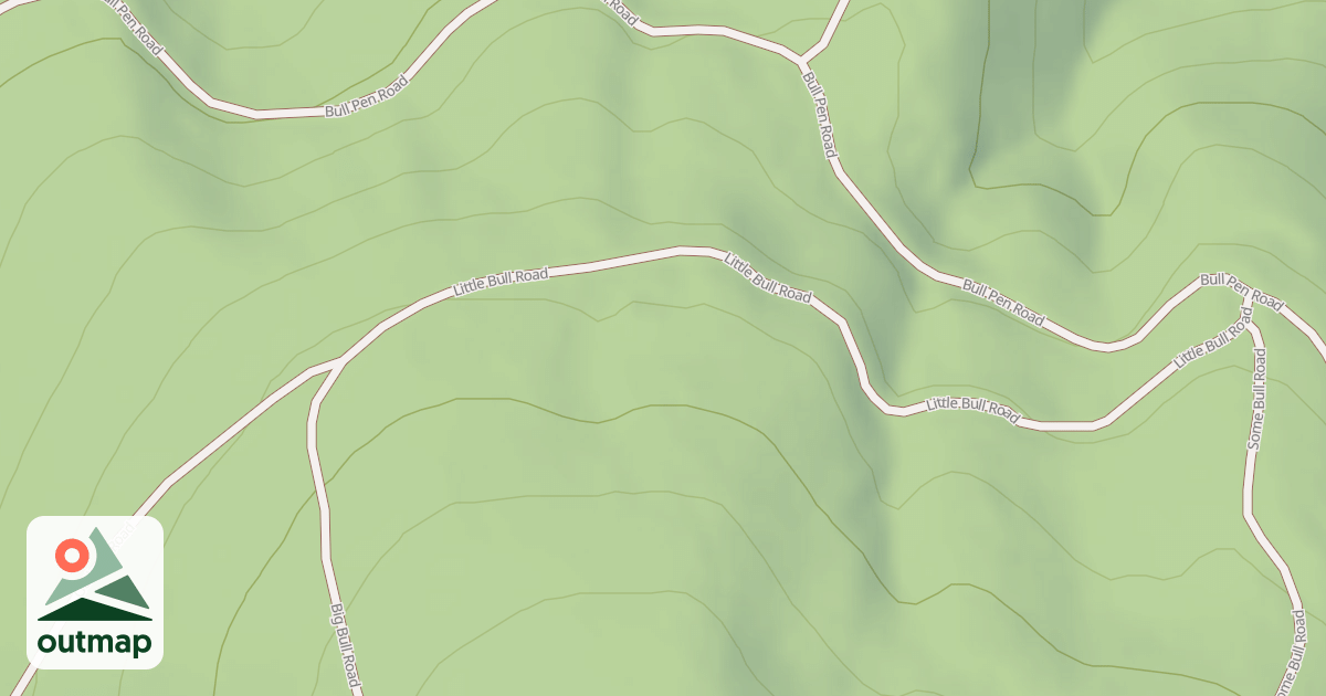 Map of LITTLE BULL