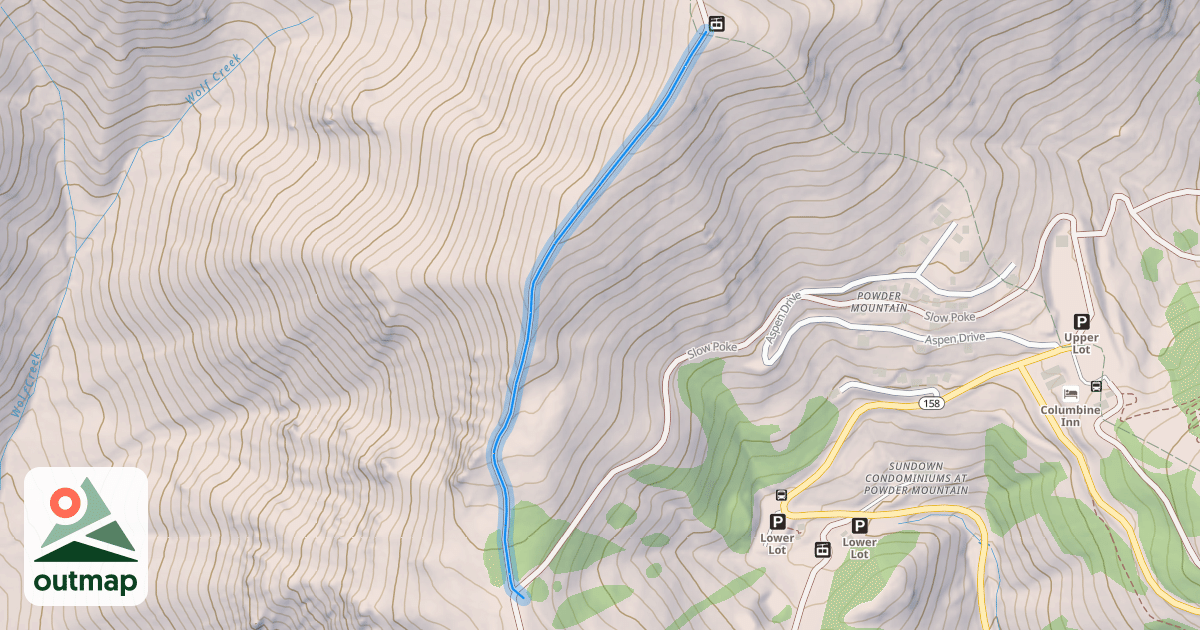 Map of Lightning Ridge