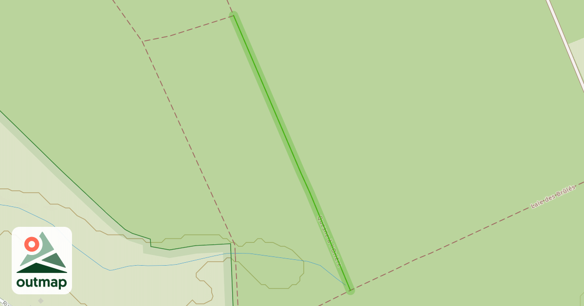 Map of Quesne à l'Orière