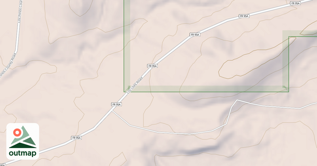 Map of USFS Motor Vehicle Use Map Roads {874130FE-1889-43CD-889E-D2CF7990E310}