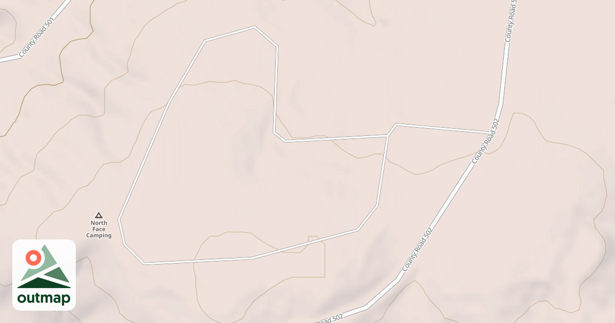 Map of NORTH FACE