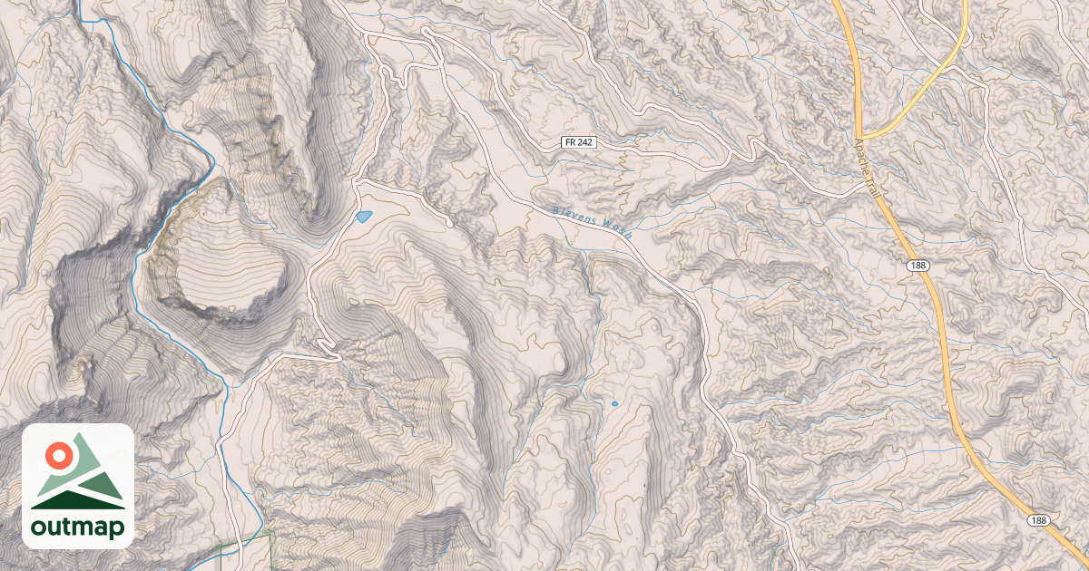 Map of HORRELL RANCH