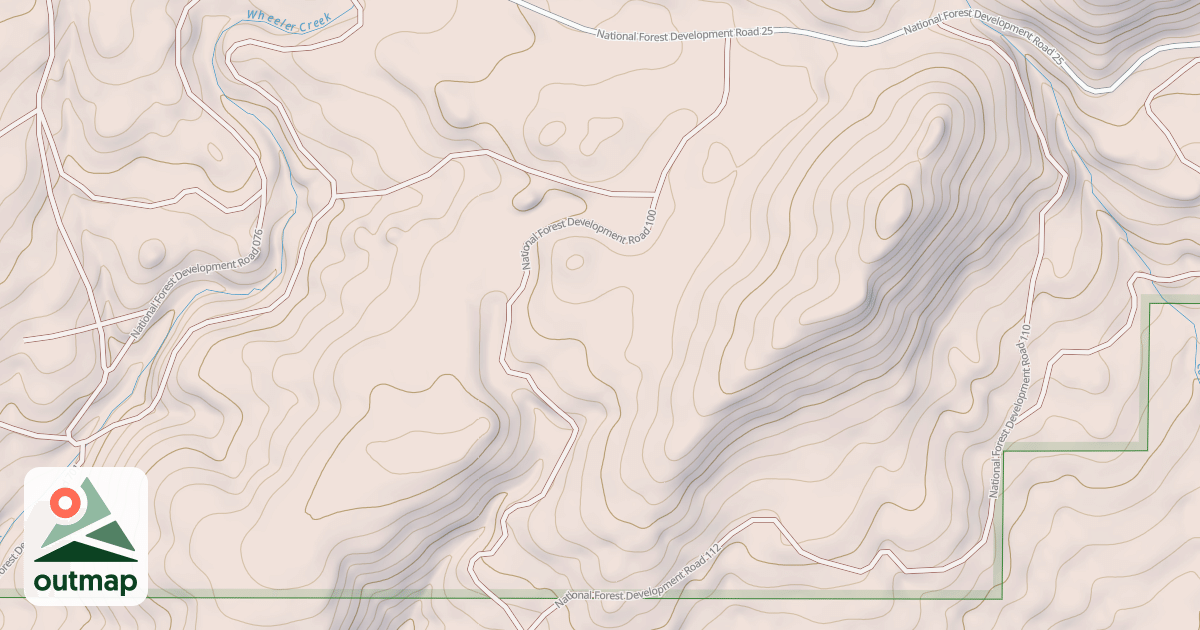 Map of DAVIS CREEK