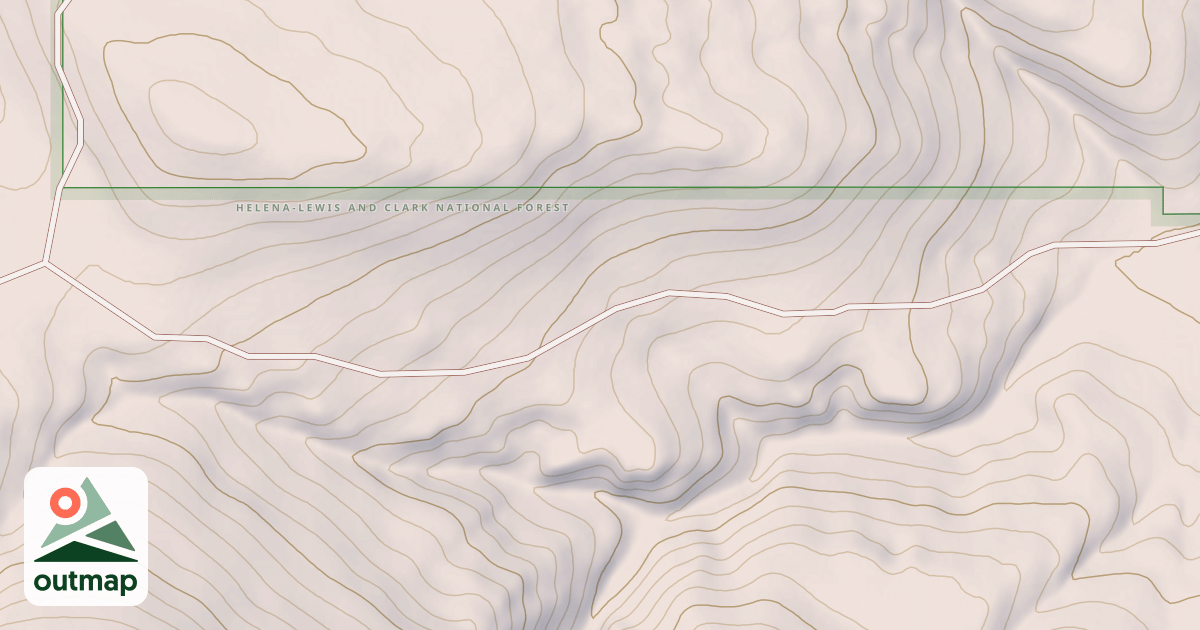 Map of BROWNS CANYON