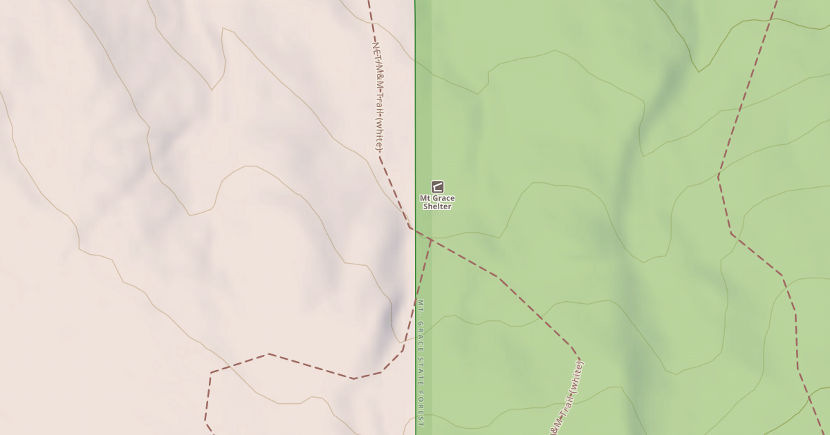 Map preview of Metacomet - Monadnock Trail