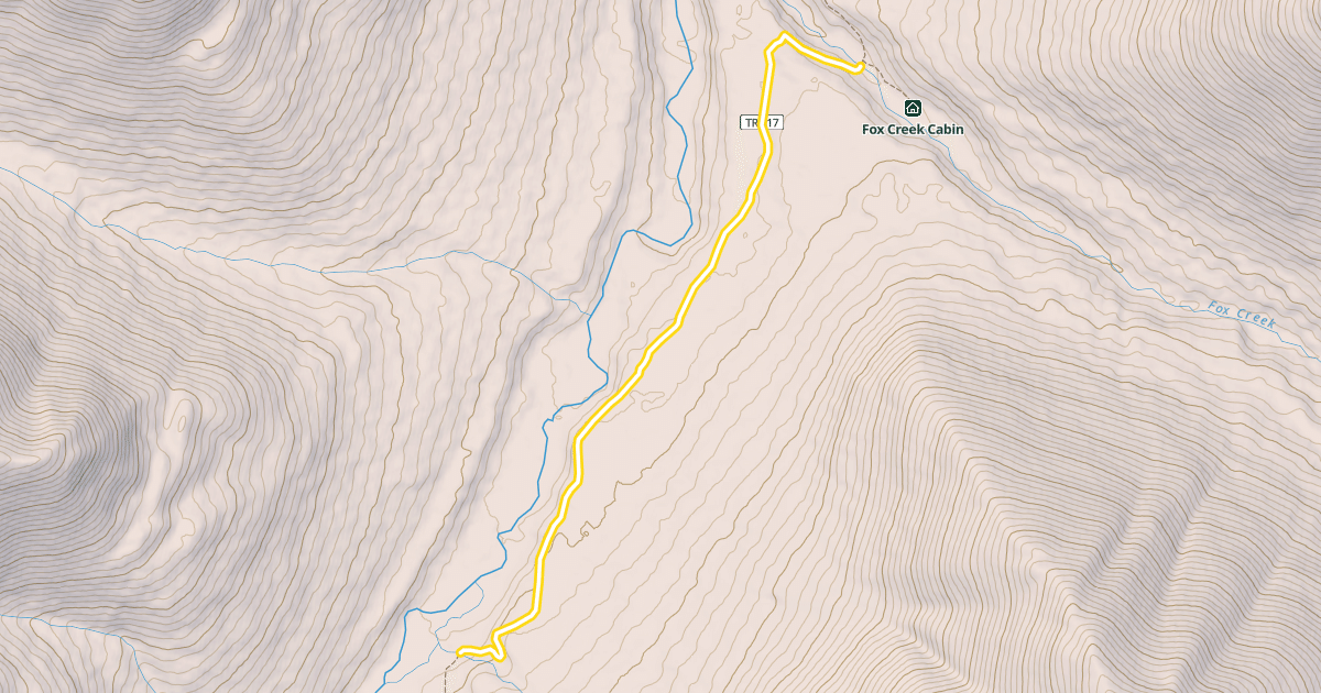 Map preview of Resurrection Pass Trail